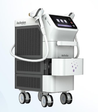 星粉餅雷射 3 星粉餅雷射 Asclepion MeDioStar 白色主機,配兩支手把